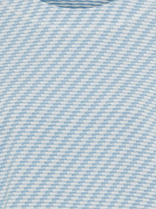 Olsen Striped Drawstring Top Light Blue Clara - MMJs Fashion
