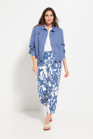 Olsen Tassel Tie Neck Top White Cosima - MMJs Fashion