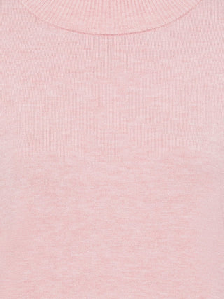 Olsen Turtle Neck Jumper Pink Melange Eva - MMJs Fashion