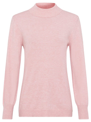 Olsen Turtle Neck Jumper Pink Melange Eva - MMJs Fashion