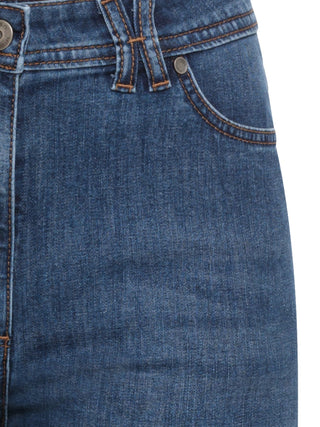 Olsen Wide Leg Jeans Mid Blue Anna Wide - MMJs Fashion