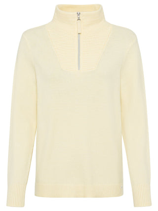 Olsen Zip Collar Jumper Yellow Henny - MMJs Fashion