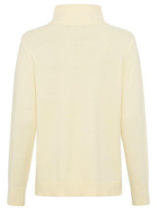 Olsen Zip Collar Jumper Yellow Henny - MMJs Fashion