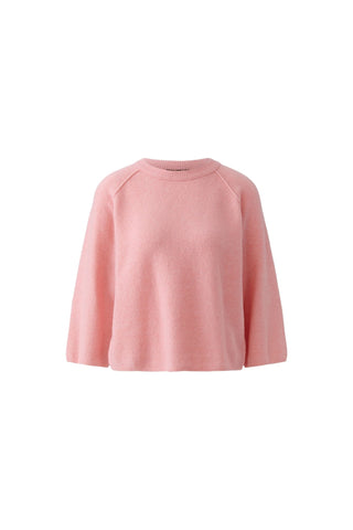 Oui 3/4 Sleeve Jumper Rose Pink - MMJs Fashion