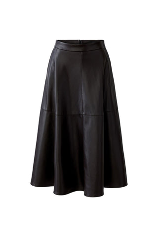 Oui A - Line Midi Skirt Dark Brown - MMJs Fashion