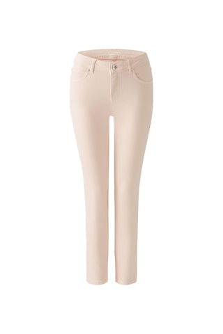 Oui Cropped Jeggings Pink Baxter - MMJs Fashion