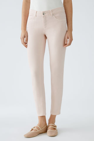 Oui Cropped Jeggings Pink Baxter - MMJs Fashion