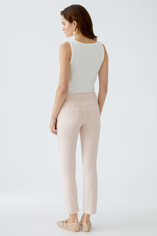 Oui Cropped Jeggings Pink Baxter - MMJs Fashion