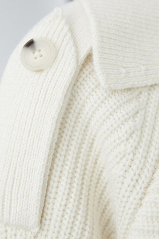 Oui Jacket Style Cardigan Ivory - MMJs Fashion