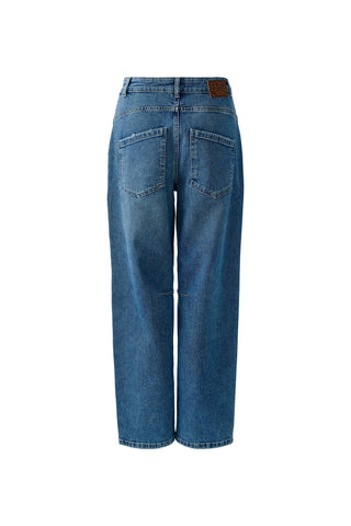 Oui Jeans Mid Blue Barrel - MMJs Fashion