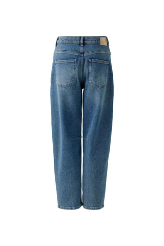Oui Relaxed Fit Jeans Blue The Barrel - MMJs Fashion