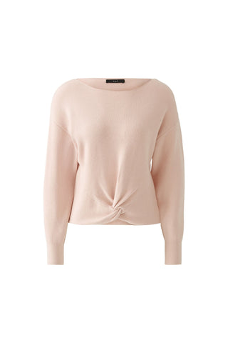 Oui Twist Front Jumper Light Pink - MMJs Fashion