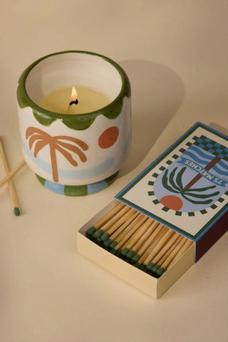 Paddywax A Dopo Palm Tree Ceramic Candle Lush Palms - MMJs Fashion