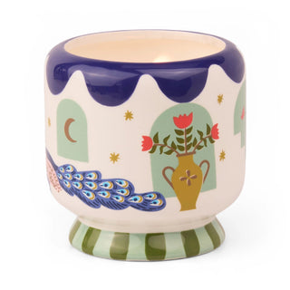 Paddywax A Dopo Peacock Ceramic Candle Misted Lime - MMJs Fashion