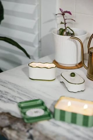 Paddywax Chérie Ceramic Candle Smoked Pistachio - MMJs Fashion
