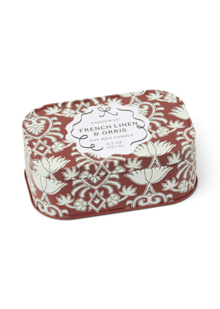 Paddywax French Linen & Orris Chérie Tin Candle - MMJs Fashion