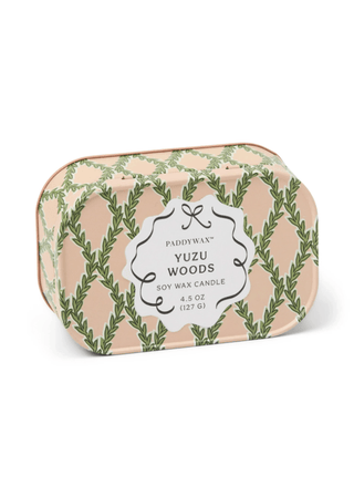 Paddywax Yuzu Woods Chérie Tin Candle - MMJs Fashion