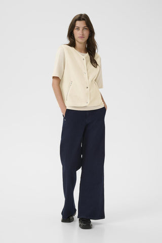 Part Two Borg Gilet Ivory Signy - MMJs Fashion