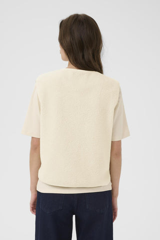 Part Two Borg Gilet Ivory Signy - MMJs Fashion