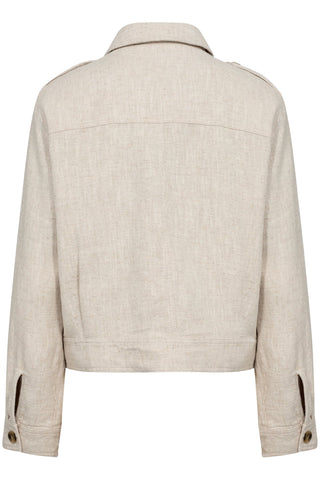 Part Two Casual Jacket Beige Melange Najah - MMJs Fashion