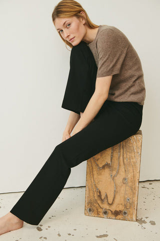 Part Two Comfort Waist Trousers Black Ponta - MMJs Fashion