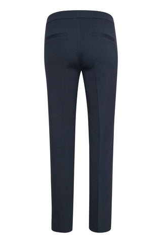 Part Two Comfort Waist Trousers Navy Blue Ponta - MMJs Fashion
