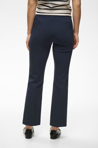 Part Two Comfort Waist Trousers Navy Blue Ponta - MMJs Fashion