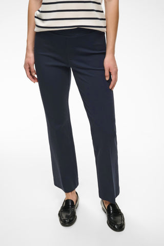 Part Two Comfort Waist Trousers Navy Blue Ponta - MMJs Fashion