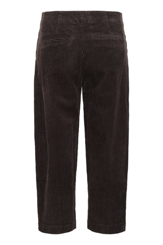 Part Two Corduroy Cropped Trousers Brown Netta - MMJs Fashion