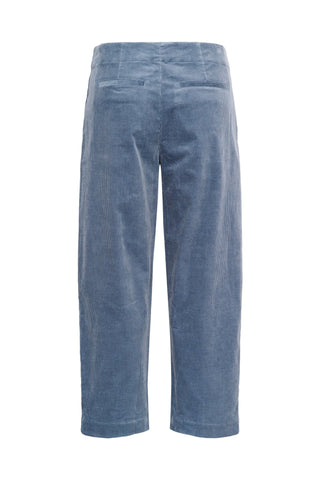 Part Two Corduroy Cropped Trousers Flint Blue Netta - MMJs Fashion