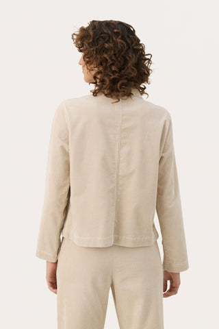Part Two Corduroy Jacket Beige Lone - MMJs Fashion