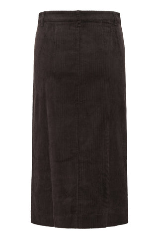 Part Two Corduroy Midi Skirt Brown Shayla - MMJs Fashion