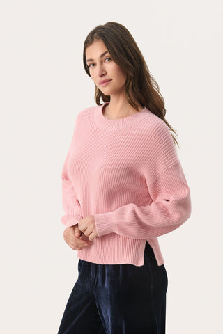 Part Two Cotton Jumper Pink Luma - MMJs Fashion