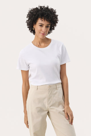 Part Two Cotton T-Shirt White Lenya - MMJs Fashion