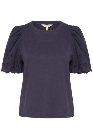 Part Two Cotton Top Navy Blue Nahlua - MMJs Fashion