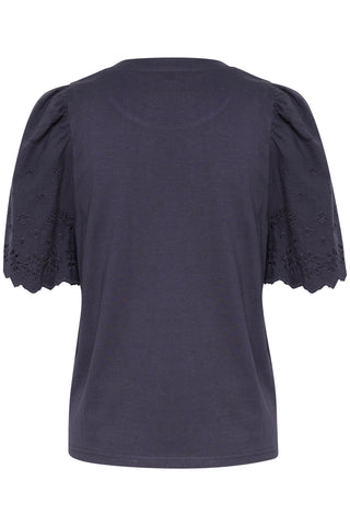 Part Two Cotton Top Navy Blue Nahlua - MMJs Fashion