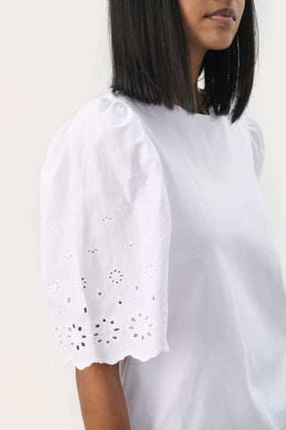 Part Two Cotton Top White Nahlua - MMJs Fashion
