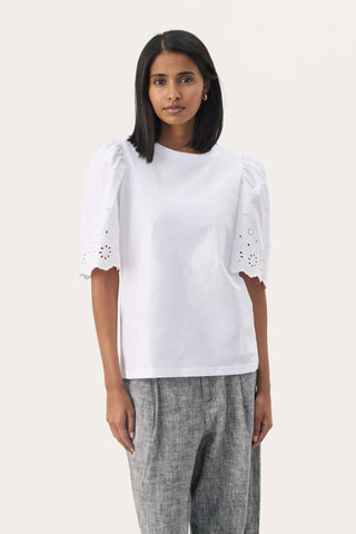Part Two Cotton Top White Nahlua - MMJs Fashion