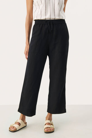 Part Two Cropped Trousers Black Eniolas - MMJs Fashion