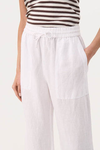 Part Two Cropped Trousers White Eniolas - MMJs Fashion