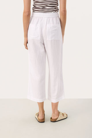 Part Two Cropped Trousers White Eniolas - MMJs Fashion