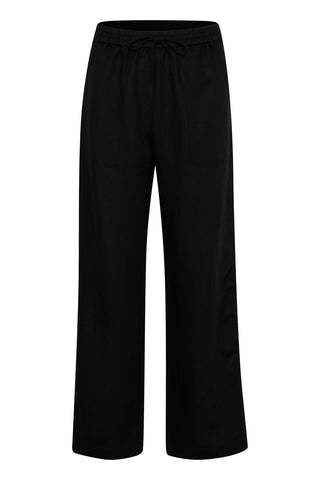 Part Two Drawstring Waist Trousers Black Eniola - MMJs Fashion