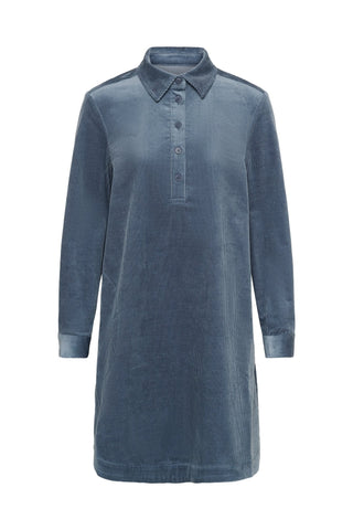Part Two Fine Cord Dress Flint Blue Corintha - MMJs Fashion