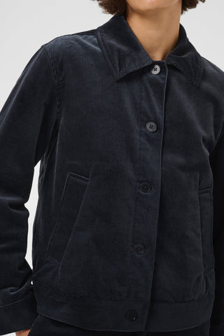 Part Two Fine Cord Jacket Dark Navy Constanze - MMJs Fashion