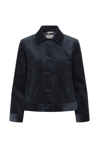 Part Two Fine Cord Jacket Dark Navy Constanze - MMJs Fashion