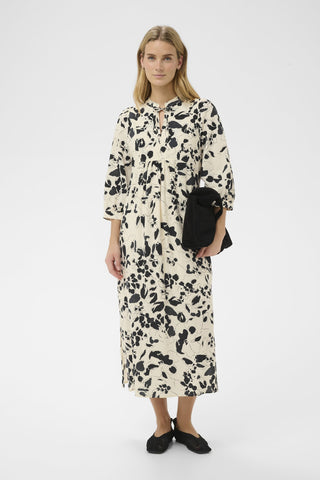 Part Two Floral Print Dress Blue Alessa - MMJs Fashion