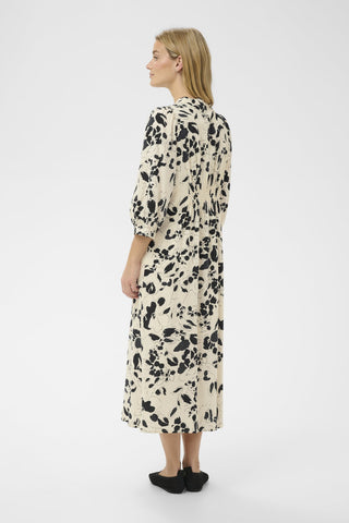 Part Two Floral Print Dress Blue Alessa - MMJs Fashion