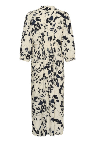 Part Two Floral Print Dress Blue Alessa - MMJs Fashion