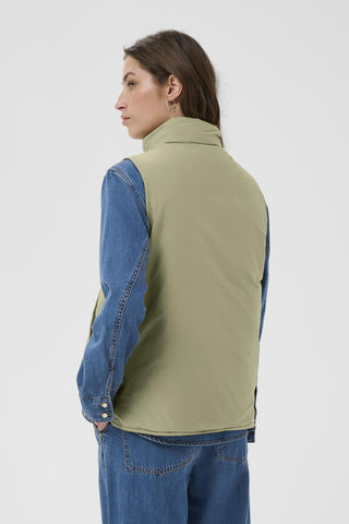 Part Two Gilet Vetiver Green Yanna - MMJs Fashion
