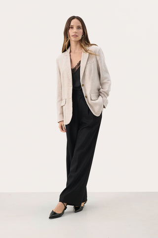 Part Two Jacket Beige Melange Nikoleta - MMJs Fashion